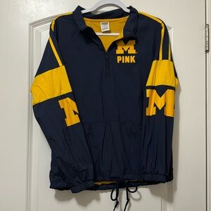 Pink x 5th & Ocean windbreaker, size small.